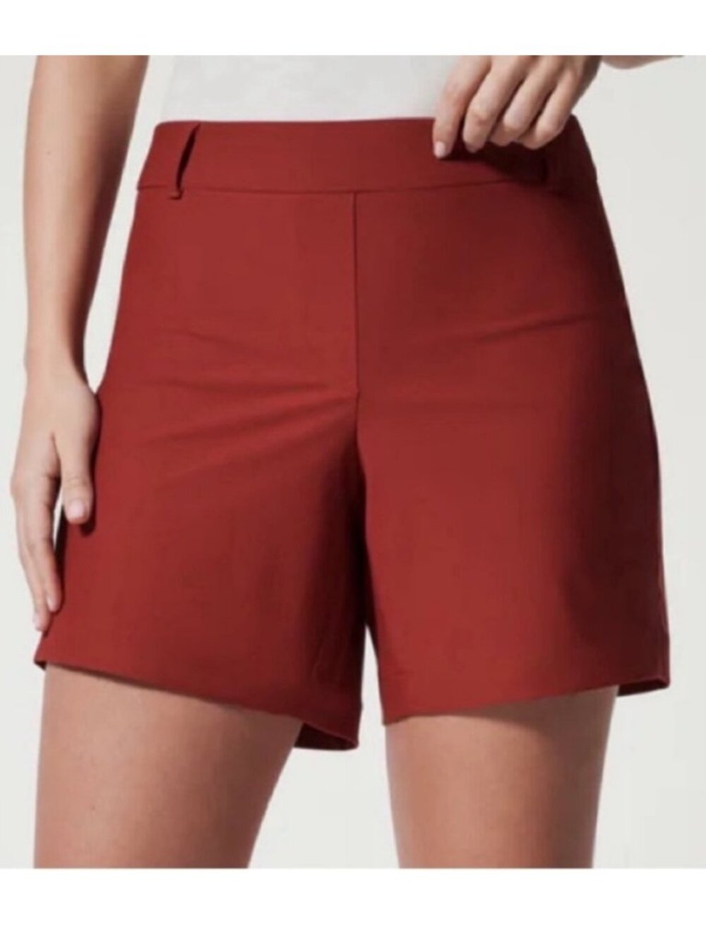 SPANX | Sunshine Solutions 6” Shorts in Dark Cherry | #50420R | Size M
